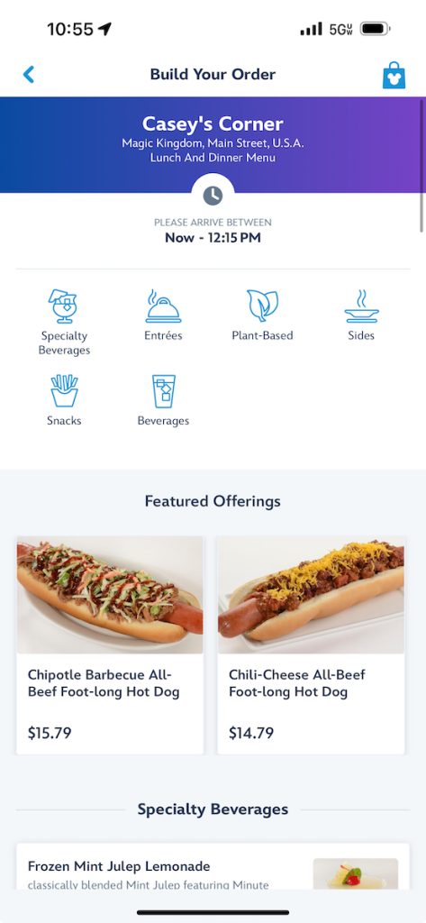 casey's corner mobile ordering